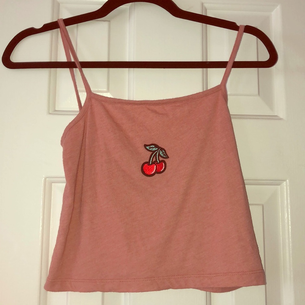 cropped cherry top